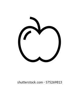 Apple Outline Icon