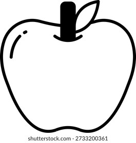 Ilustración vectorial icono contorno