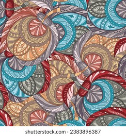 apple outline seamless pattern on white background