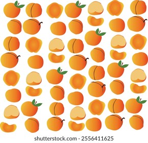 apple pattern apple set Vector illustration. Good for banner, poster, greeting card, party card, invitation, template, advertising, campaign, and social media.