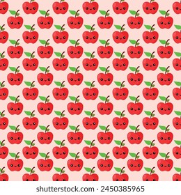 Apple Pattern Stock Illustrations, Royalty-Free Vector Graphics and Clip Art- Red apple