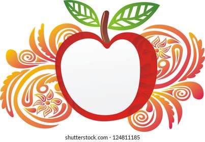 Apple pattern vector illustration