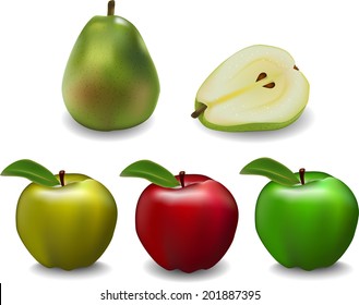 Apple and pear