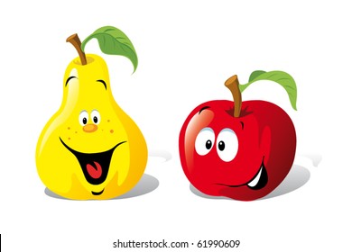 apple and pear