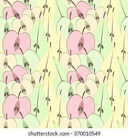 Apple and pear back pattern