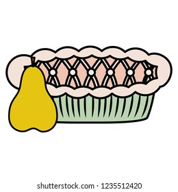 apple pie icon