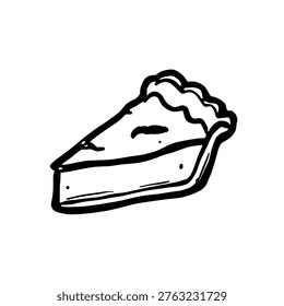 Apple pie icon logo design. Pastry dessert sign and symbol. Apple pie icon. Perfect for bakery menu or cooking app.