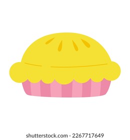 Apple Pie icon. vector illustration.