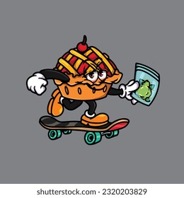 apple pie vector tacos vector cake smoking blunt hold weed cannabis bud nug