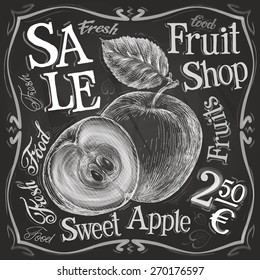 apple, pomegranate vector logo design template.  fresh fruit, food or menu board icon.