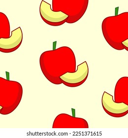 Apple Premium Pattern Vector illustration