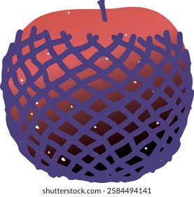 apple with protective rubber strip, ensuring durability and a vibrant appearance while adding a unique touch to your decor or product packaging. 