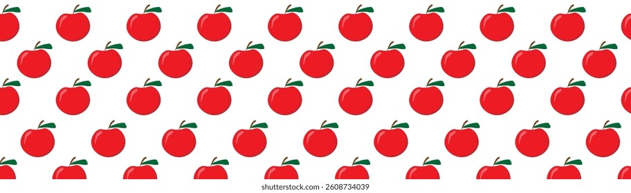 apple red pattern on transparent background,