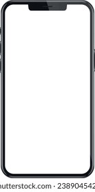 Apple released its new iPhone 15 Pro and iPhone 15 Pro Max - mock up of the new mobile phones in vector art. iPhone 12, 12pro, 12 mini, 13, 13 Pro, 13 Pro Max. Mock up screen iphone. PNG