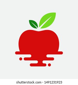 apple and river logo design
