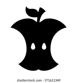 Apple scrap isolated icon vector illustration design
