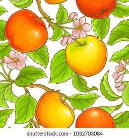 apple seamless pattern