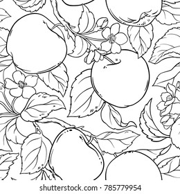 Apple Seamless Pattern