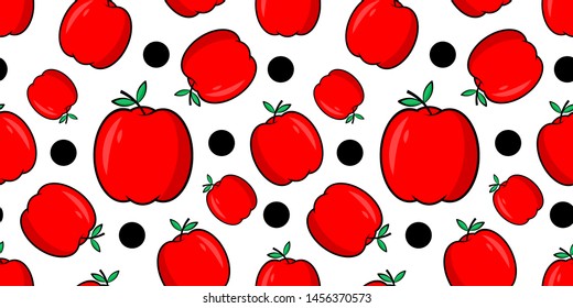apple seamless pattern, pattern design, vector eps 10.