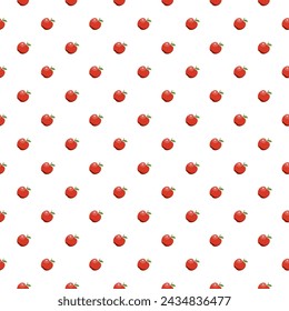 Apple seamless pattern. Vegan organic eco fruit background. vector illustration.