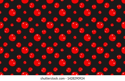 Apple Seamless Patterns with Various Styles.  Patterns for Background, Wallpaper, Fabric, Gift Paper, etc. Vector Illustration. EPS 10