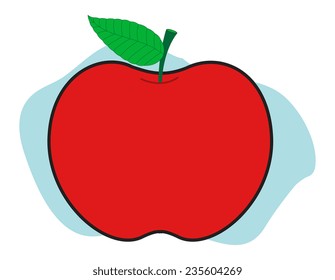 Apple Shape Illustration