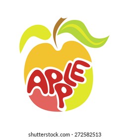 Apple sign vector illustration