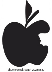 Apple Silhouette