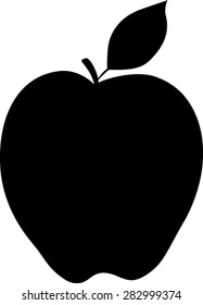 Apple Silhouette Images, Stock Photos & Vectors | Shutterstock