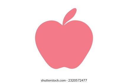 Apple Silhouette logo vector icon