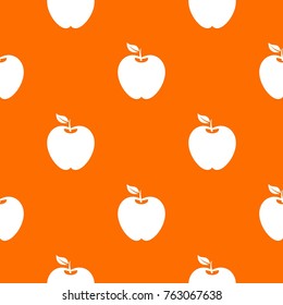 Apple in simple style isolated on white background vector illustration