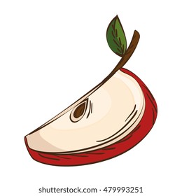 apple sliced fruit