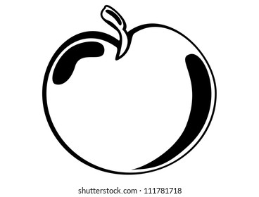 Apple symbol - black