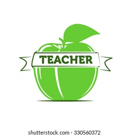 Apple as a symbol of a teacher / teaching