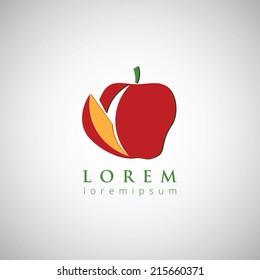 Apple  symbol vector illustration