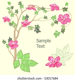 Apple tree background