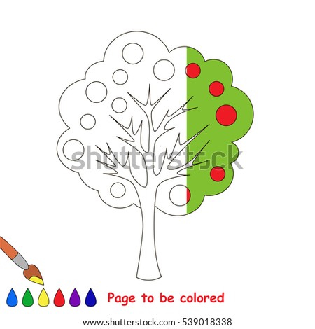 500+ Coloring Book Apple Tree Free