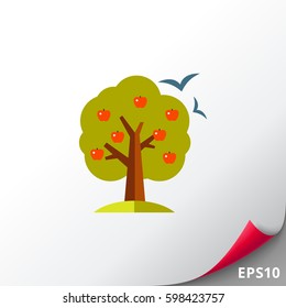 Apple tree icon
