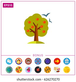 Apple tree icon