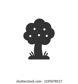 Apple tree icons  symbol vector elements for infographic web