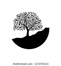 apple tree, logo icon