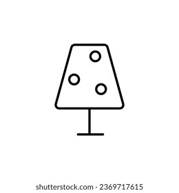 Apple Tree Minimalistic Vector Line Icon. Vector Illustration for web sites, apps, design, banners and other purposes
