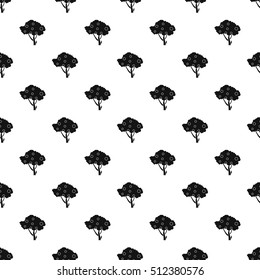 Apple tree pattern. Simple illustration of apple tree vector pattern for web