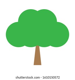 Apple tree vector icon graphic design