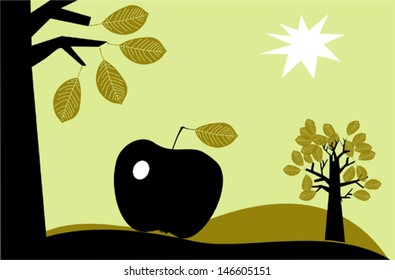 Apple and apple trees