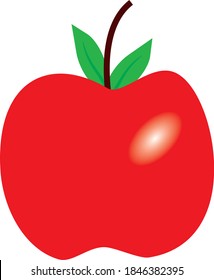 Apple for using in logo, icon, vector, mobile app etc.