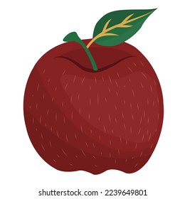 Apple vector design, desain vector buah apel 