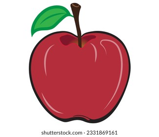 An apple vector is a digital image of an apple that has been created using vector graphics software. Vector graphics are made up of lines and curves.