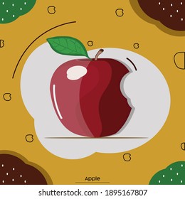 apple vector for editing your design