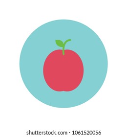 apple vector flat design